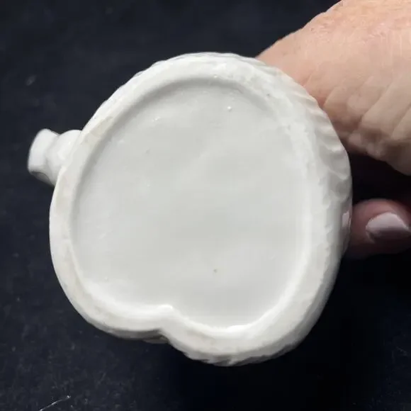 SANTA CLAUS White HEAD Vintage 3" Figural Ceramic 8 oz MUG - Picture 6 of 9